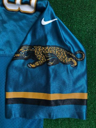 90 ' s Mark Brunell Jacksonville Jaguars Nike NFL Football Jersey Size Medium Aqua 3