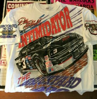 1995 Dale Earnhardt Sr Brickyard 400 All Over Print T - Shirt Nascar Vintage 2xl