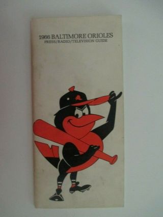 1966 Baltimore Orioles Baseball Media Guide