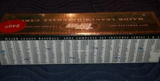 2002 Series 1&2 Topps Baseball Card Complete Boxed Set Factory S7 4