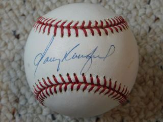 Sandy Koufax Autographed Official Rawlings National League (bud Selig) Baseball