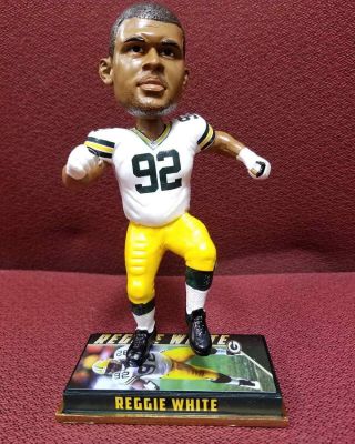 Reggie White Green Bay Packers Forever Collectibles Bobblehead /2,  018 Vols