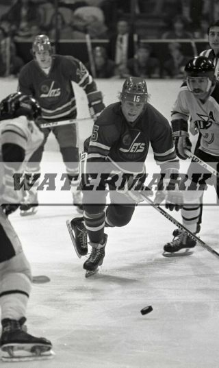 Anders Hedberg Ulf Nilsson Winnipeg Jets 35 Mm Negative Vintage Wha Mar 29 1975