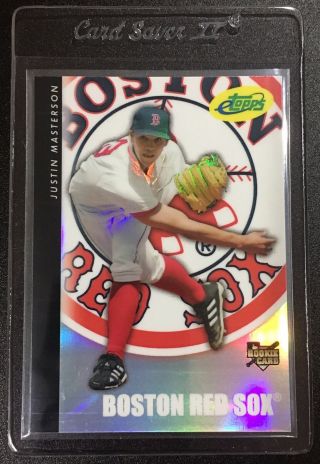 2008 Etopps 16 Justin Masterson Rc Red Sox Baseball 259/999 In - Hand
