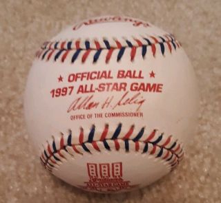 1997 All Star Game Rawlings Baseball Jacobs Field Cleveland Indians W/box