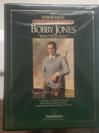 Bobby Jones " How I Play Golf " Sybervision Limited Collectors Edition