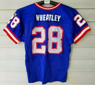 Vintage Wilson Nfl York Giants Tyrone Wheatley Football Jersey Size Youth Xl