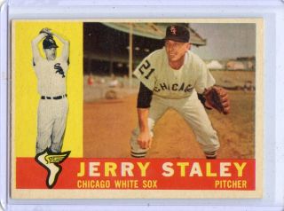 1960 Topps Baseball 510 Jerry Staley Chicago White Sox,  030518