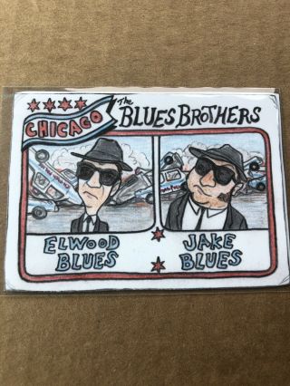 Blues Brothers 2019 Gummy Arts Trading Cards Jake And Elwood Blues Chicago