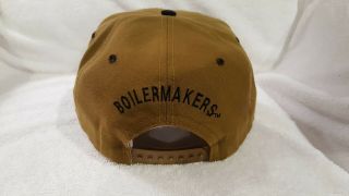 PURDUE Boilermakers 90s VIntage Era Snapback hat Unworn Brown Black 2