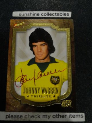 2007 Select A League Soccer Tribute Card Johnny Warren T1