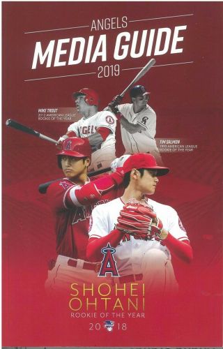 2019 Los Angeles Angels Media Guide - Shohei Ohtani/mike Trout/albert Pujols
