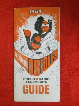 1964 Baltimore Orioles Press Media Guide