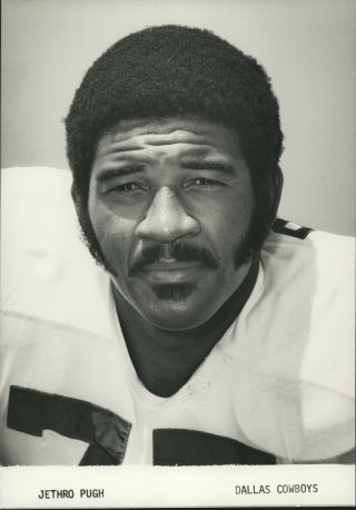 1972 Press Photo Nfl Team/league Jethro Pugh Of The Dallas Cowboys