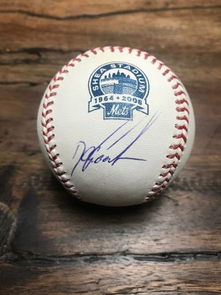 Dwight Doc Gooden Signed Autographed Shea Stadium Baseball Mets