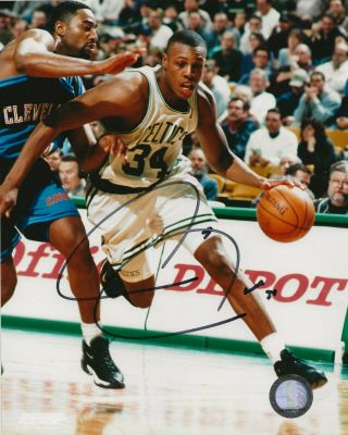 Boston Celtics Paul Pierce Autographed 8x10 W/coa