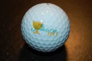 Golf Ball Logo 2015 Presidents Cup Jack Nicklaus Golf Club South Korea Pga