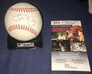 Garth Brooks God Bless Signed Autographed Auto Omlb Baseball Jsa