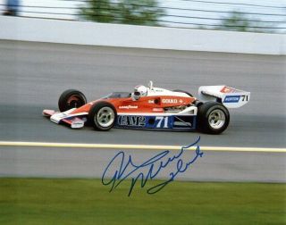 Authentic Autographed Rick Mears 8x10 Indycar Photo