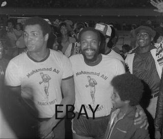 2 Muhammad Ali & Marvin Gaye 1978 Vintage Orig 120mm Negative Transparencies
