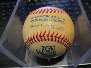 1979 World Series 76th Official Game Baseball