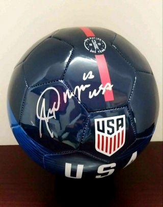 Alex Morgan Autographed Official Size (5) Nike Usa Team Logo Soccer Ball -