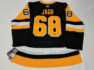 Jaromir Jagr Pittsburgh Penguins Autographed Jersey Adidas