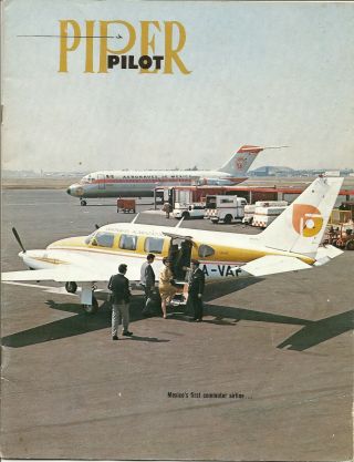 Vintage Issue Of The Piper Pilot Newsletter From July 1969