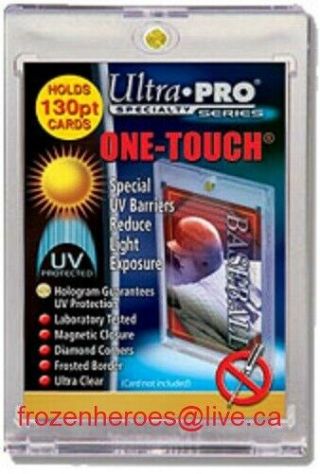 Ultra Pro 130pt One Touch Uv Magnetic Holders Case Of 25 In Package