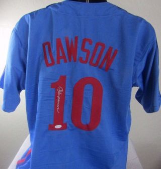 Andre Dawson Signed Autographed Montreal Expos Jersey Jsa Witnessed