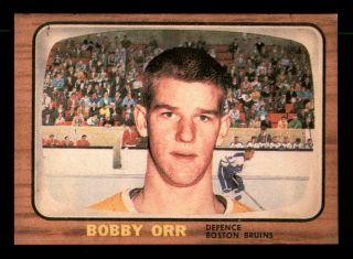 1966 - 67 Topps 35 Bobby Orr Rookie Reprint Nrmt (ref 32281)