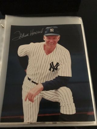 Frank Howard Yankees Signed 8x10 Photo