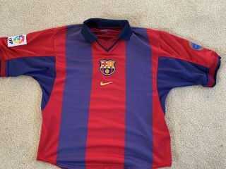 Barcelona Nike Jersey 2000 - 2001 Autenthic Small