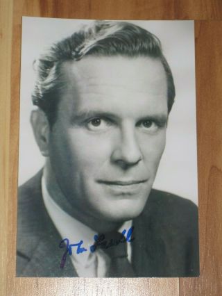 John Lasell Signed 4x6 The Twilight Zone Movie Photo Dark Shadows Autograph 1b