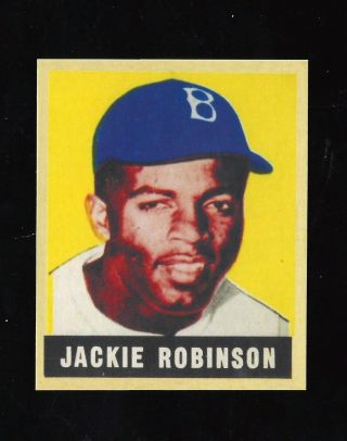 ⚾ 1953 TOPPS 1 Jackie Robinson BVG EX = PSA 5 CENTERED,  1948 Leaf rookie RP 4