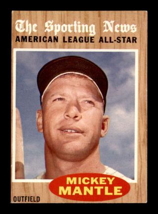 1962 Topps 471 Mickey Mantle As Ex X1643300