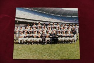 1964 Washington Senators Color Team Photo 8x10 Bill Skowron Gil Hodges Nrmt