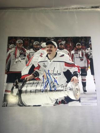 Dmitry Orlov Signed 8x10 Photo Stanley Cup Washington Capitals Autographed
