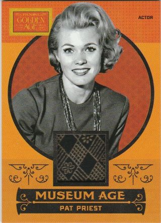 2014 Panini Golden Age Museum Age Costume Clothing Relic Pat Priest 24