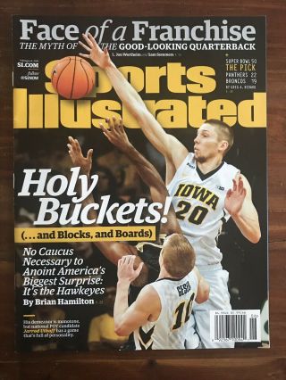 Jarrod Uthoff Iowa Hawkeyes Regional Sports Illustrated No Label