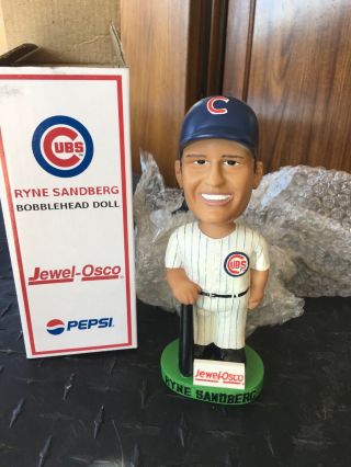 Ryne Sandberg Bobblehead Doll Chicago Cubs Jewel - Osco
