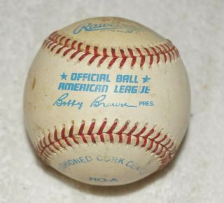American League Baseball - Bobby Brown President - Rawlings Ro - A