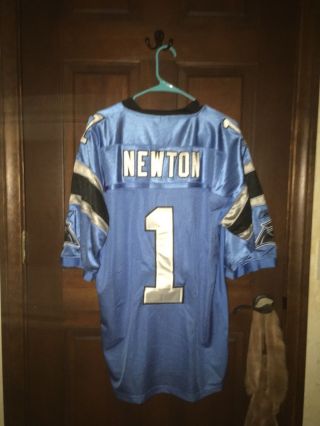 Mens Reebok Size 52 (xl) Cam Newton Carolina Panthers Nfl Football Jersey Sewn