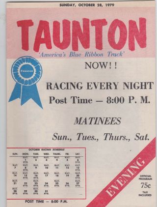 1979 Taunton Greyhound Track Gold Collar Finals