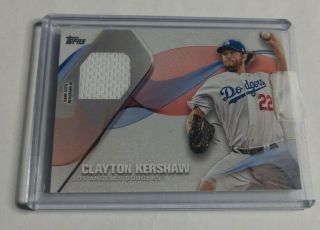 R9351 - Clayton Kershaw - 2017 Topps - Major League Material - Jersey - Dodgers