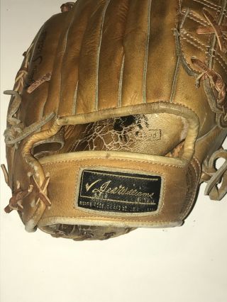 Vtg Ted Williams Autograph Model 1676 Sears Roebuck Baseball Glove Rt Handed 7
