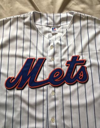 York Mets Russell Athletic Jersey 2000 World Series Size XL 3