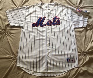 York Mets Russell Athletic Jersey 2000 World Series Size XL 7