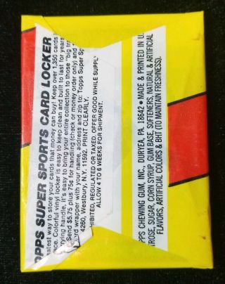 1981 Topps football wax pack from a full Many & more to come 7