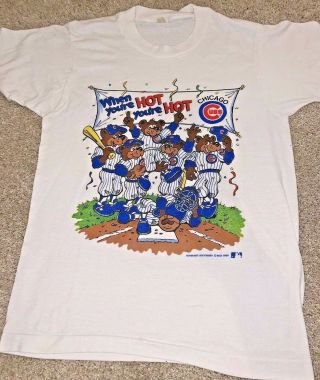 Vintage 1989 Chicago Cubs Men 